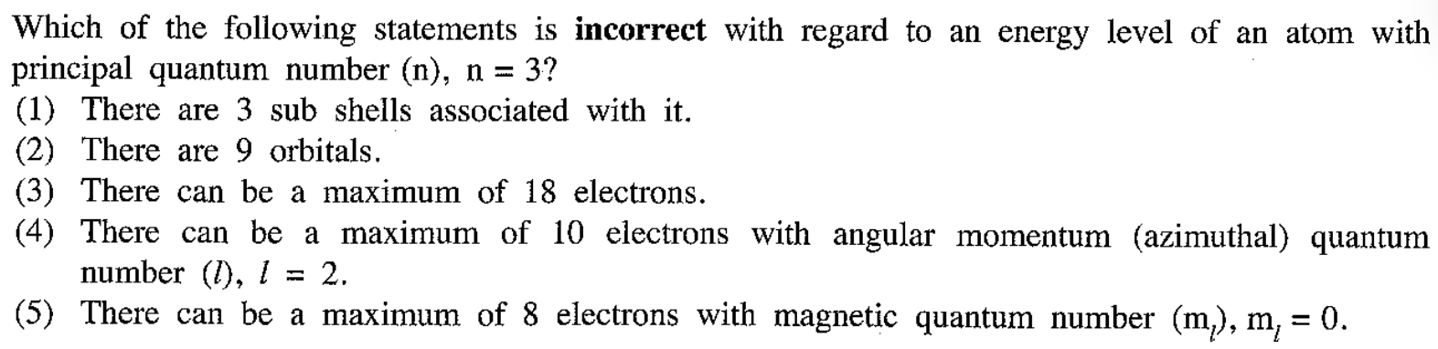 AL 2021 Chemistry Unit 1 Question 2