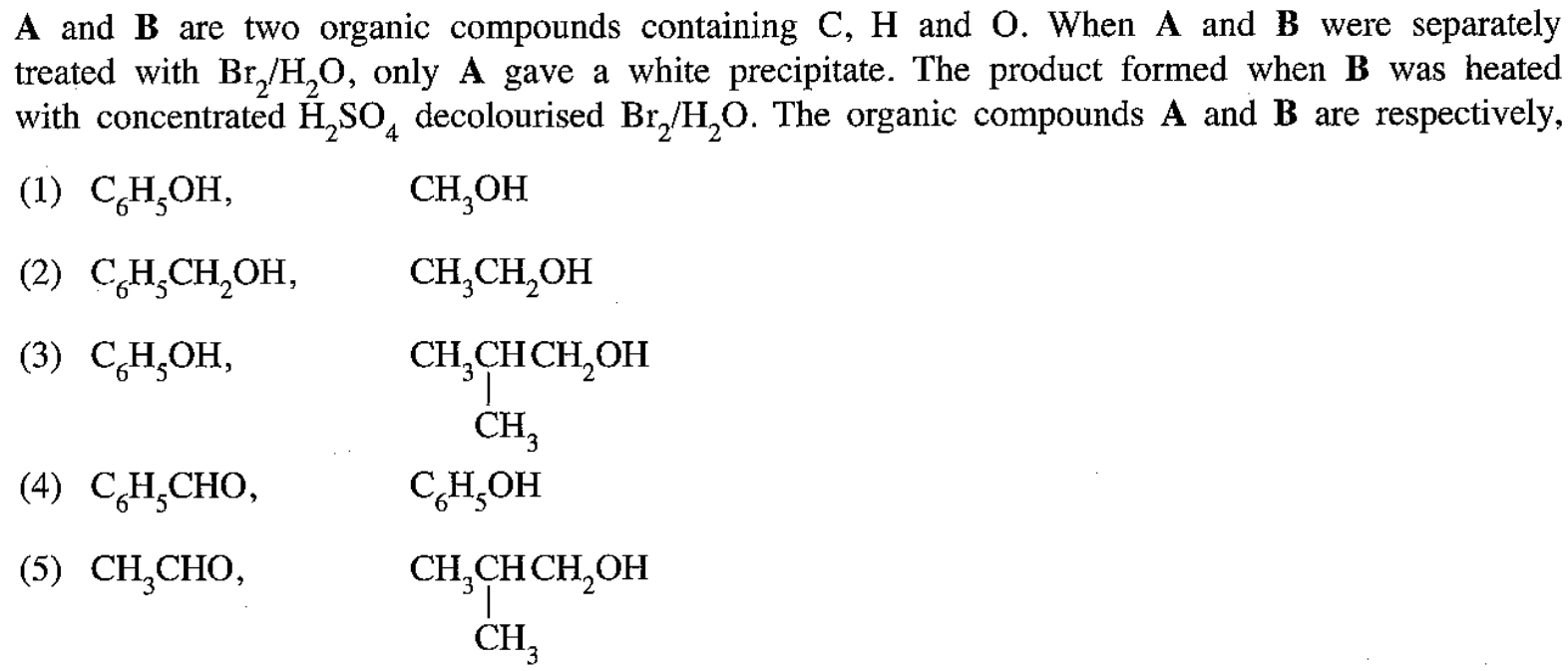AL 2021 Chemistry Unit 9 Question 9