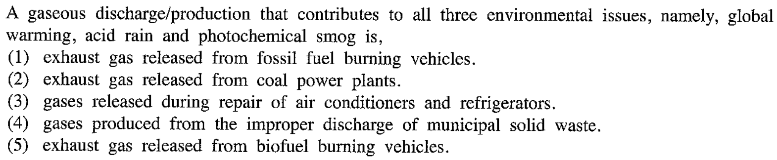 AL 2021 Chemistry Unit 14 Question 25